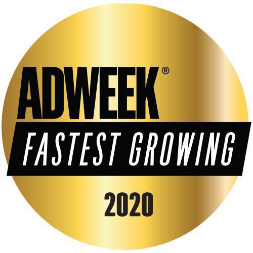 AdWeek Fastest Growing Company 2020